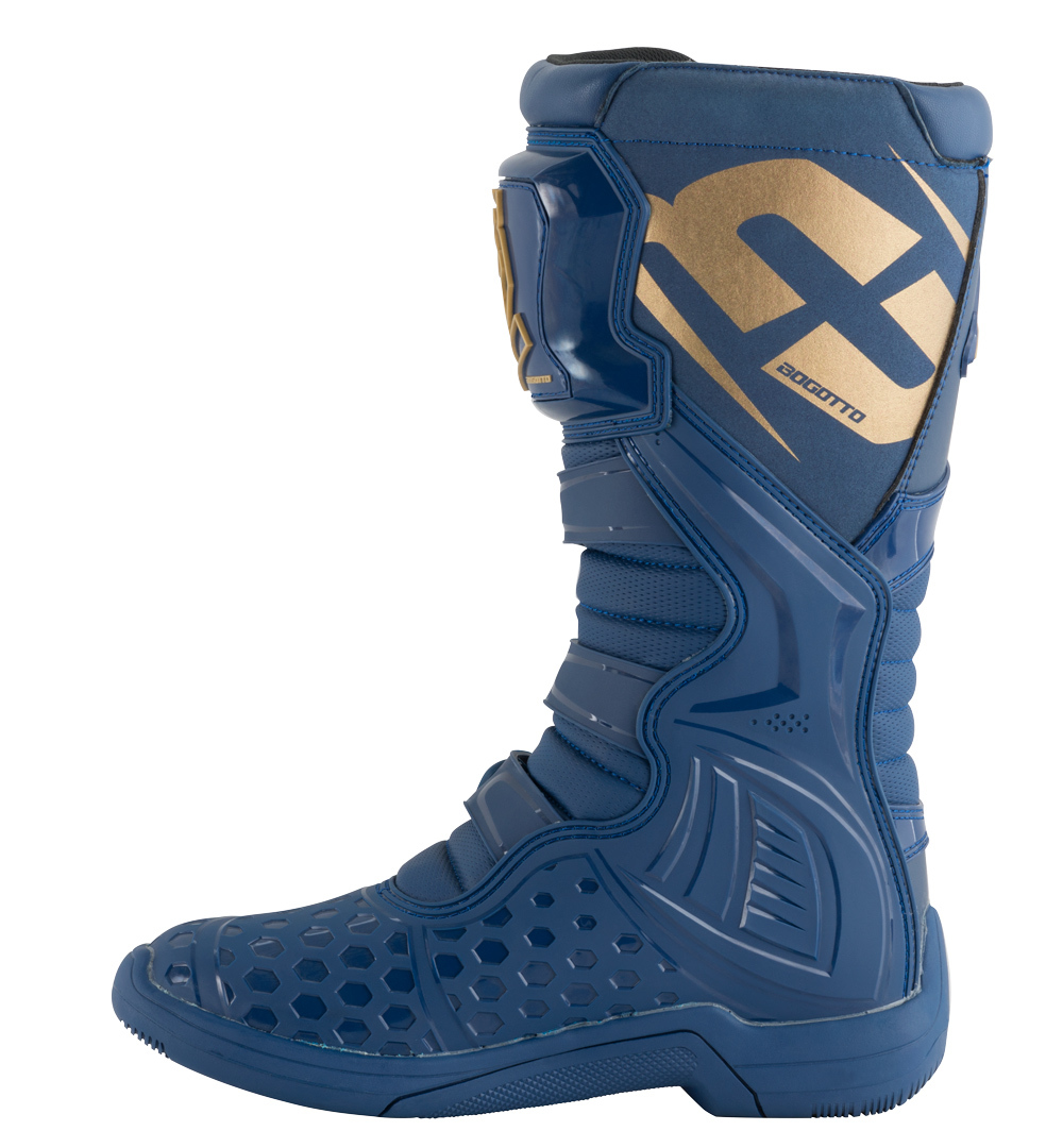 Bogotto MX-5 Bottes de motocross bleu/or 41 Figure 3