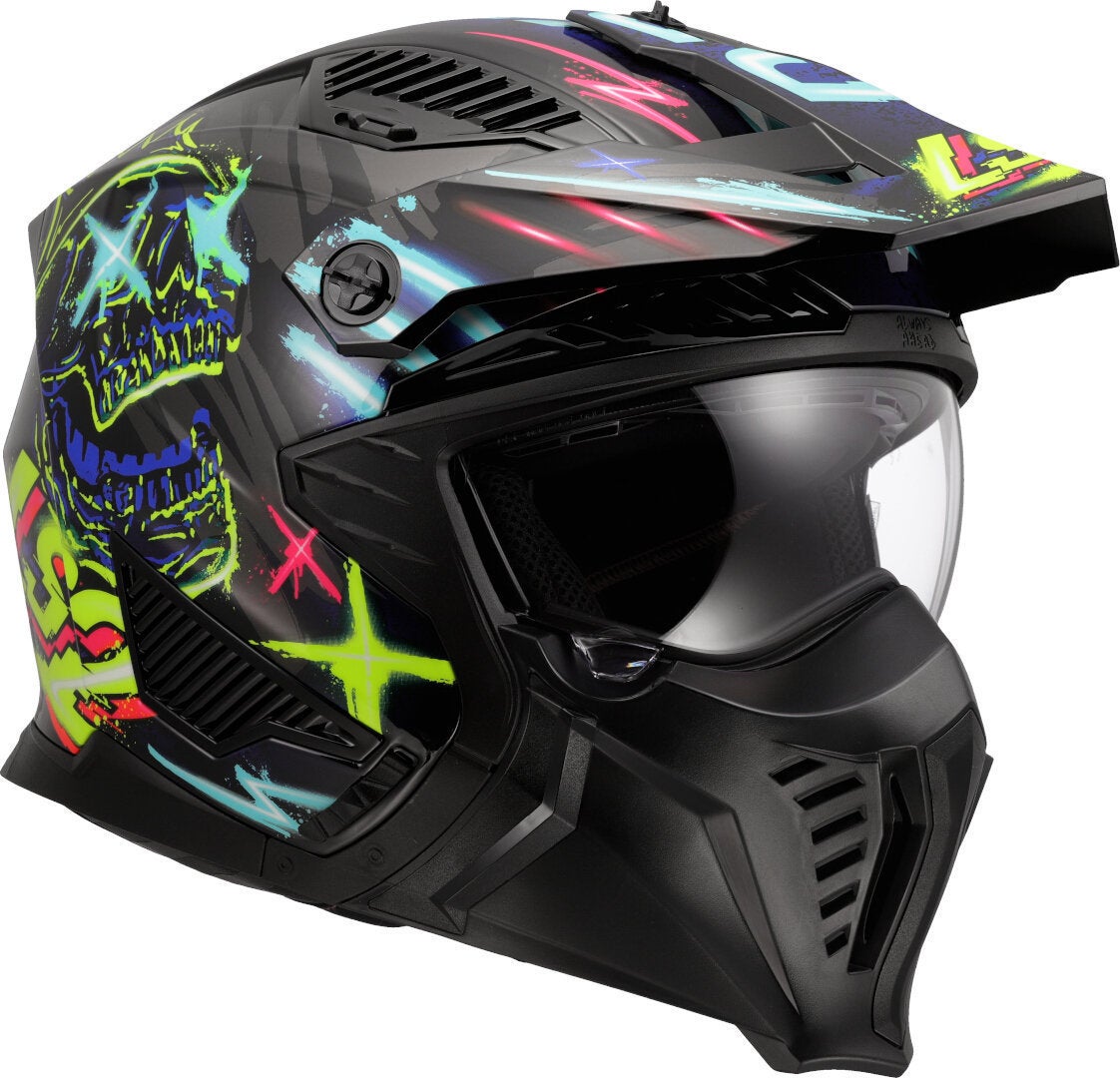 LS2 OF606 Drifter Rayz Casco da trial M (57/58) Figura 7