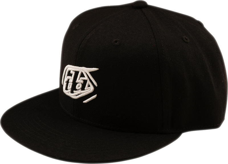 Troy Lee Designs Böjd Snapback-märkeshatt – Svart Figur 1