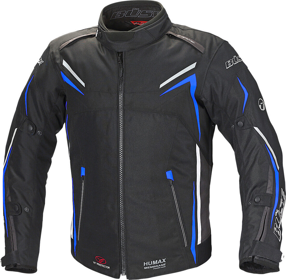 Büse Mugello Motorcycle Textile Jacket black/blue XL Figure 1