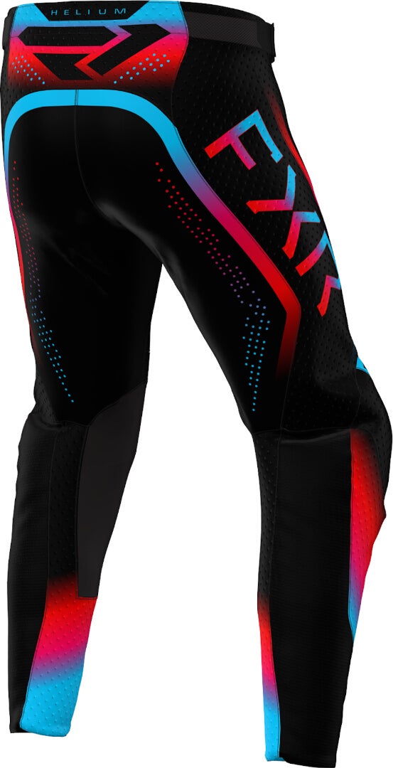 FXR Helium 2024 Motocross bukser sort/blå/rød 36 Figur 2