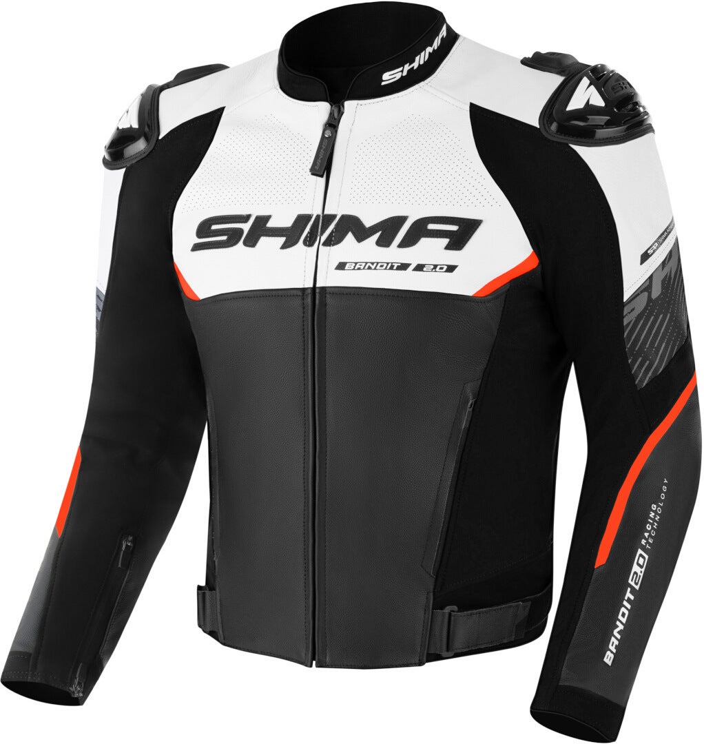 SHIMA Bandit 2.0 perforated Motorcycle Leather Jacket-image-922076400