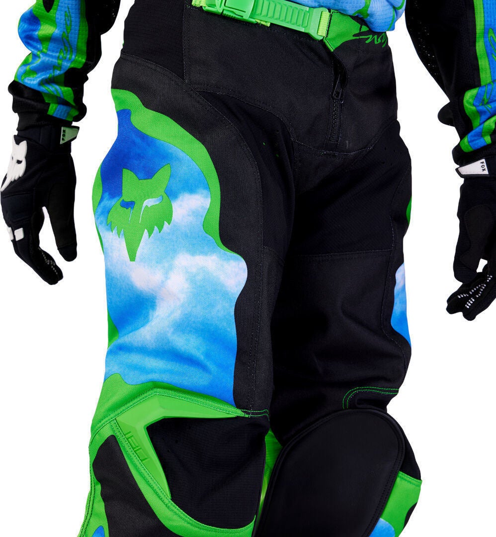 FOX 180 Atlas Unge motocross bukser sort/grøn 26 Figur 6