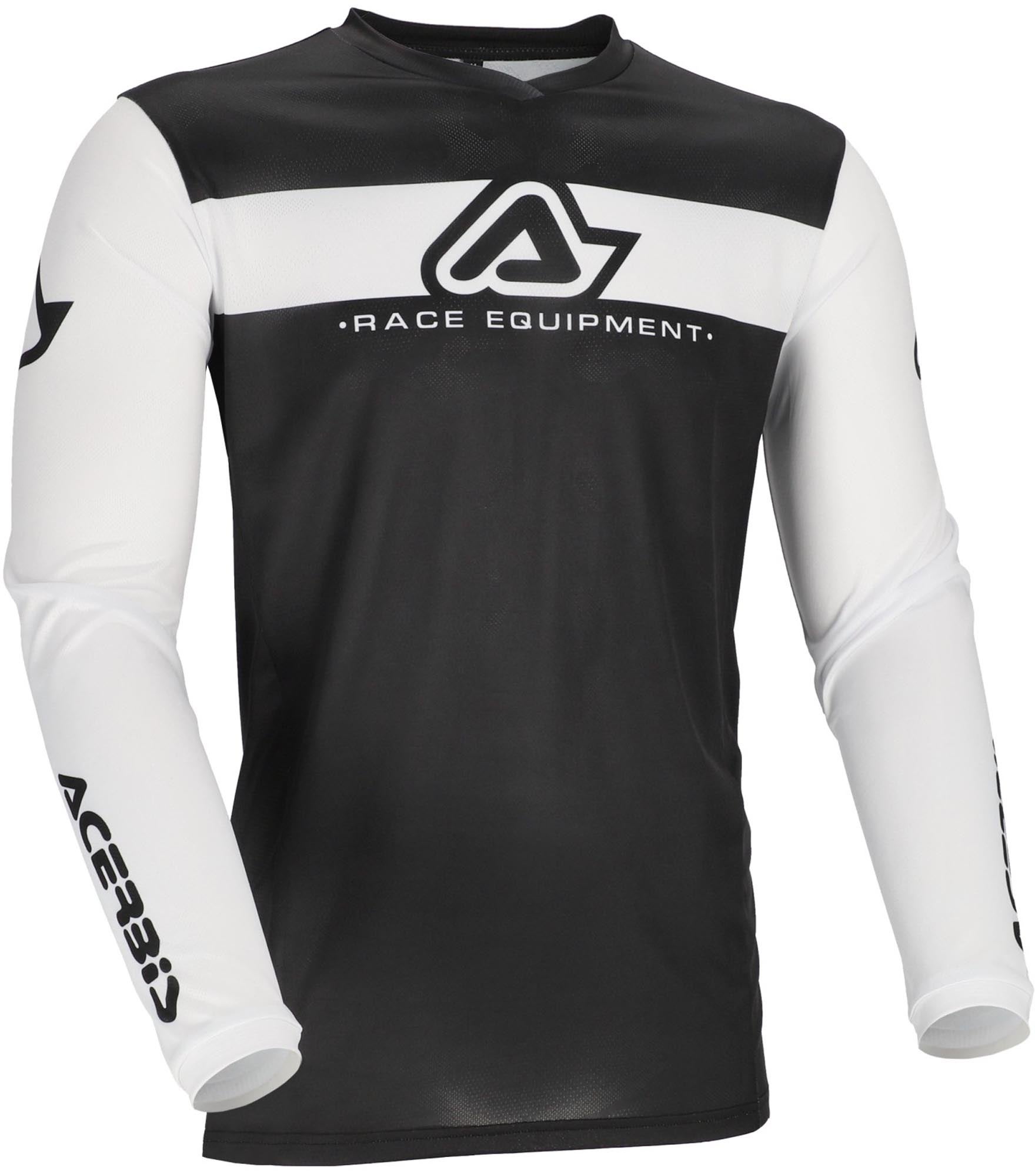 Acerbis MX J-Track Inc 2.0 Logo モトクロスジャージ 白人/黒人 XXL 図1