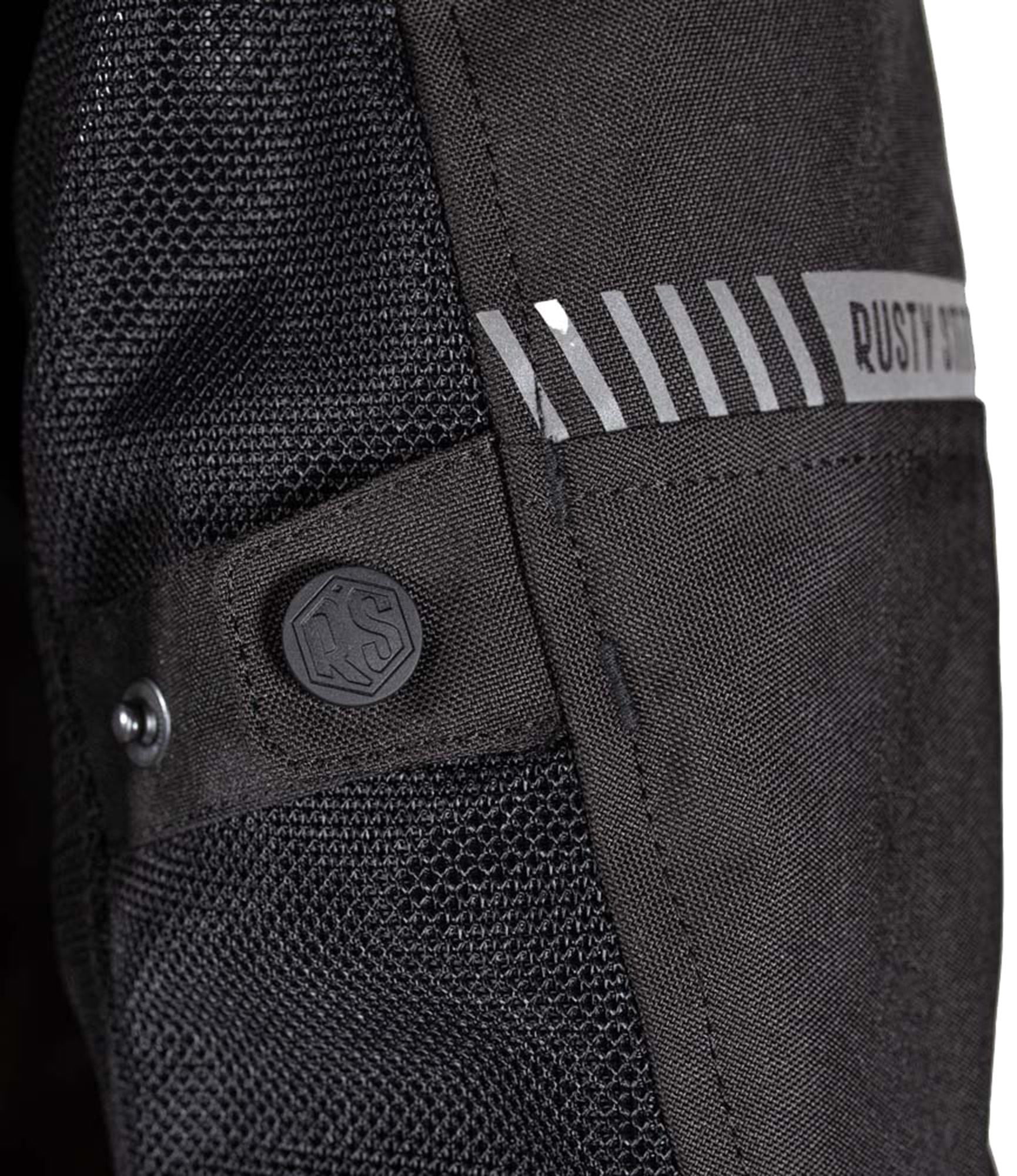 Rusty Stitches Mike Motorcycle Textil Jacket black M Figure 7