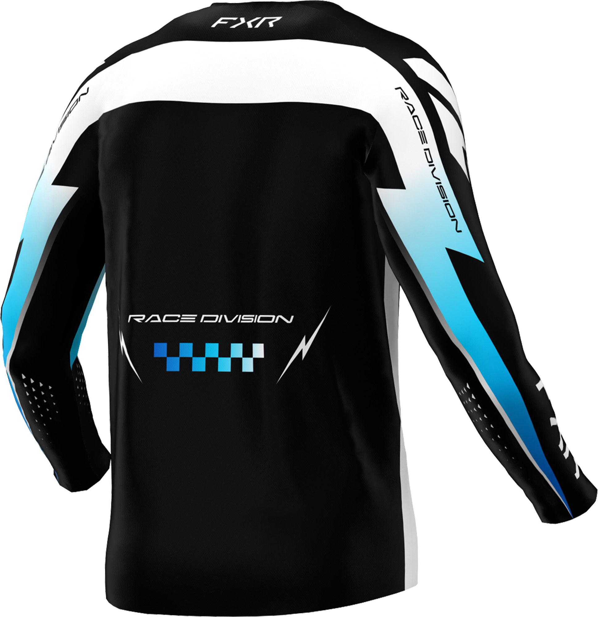 FXR Clutch Pro Tricou de motocross Negru/Albastru/Alb S Figura 2