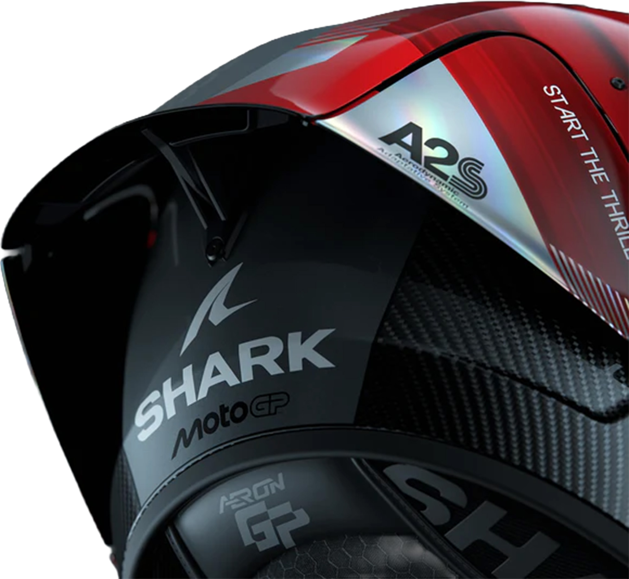 Shark Aeron-GP FIM Racing #2 MotoGP Hjälm Kol/Antracit XS (53/54) Figur 5