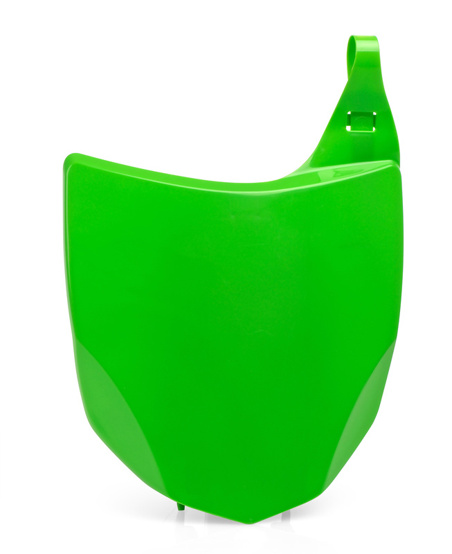 POLISPORT Plăcuța frontală verde Kawasaki KX250F/KX450F Figura 3