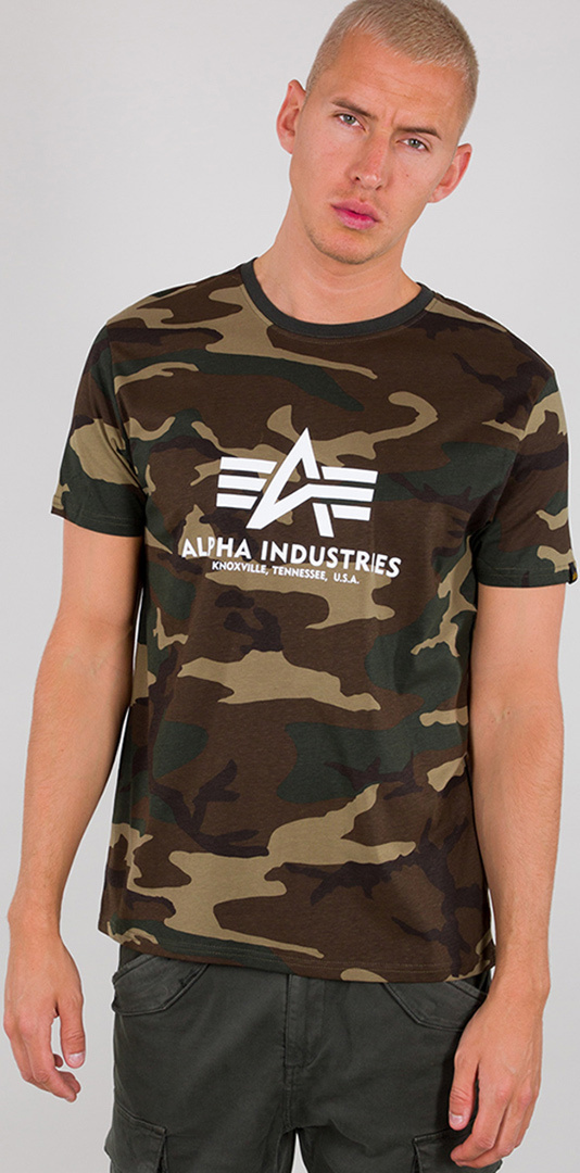 Alpha Industries Basic Camo T-Shirt camouflage S Figure 2