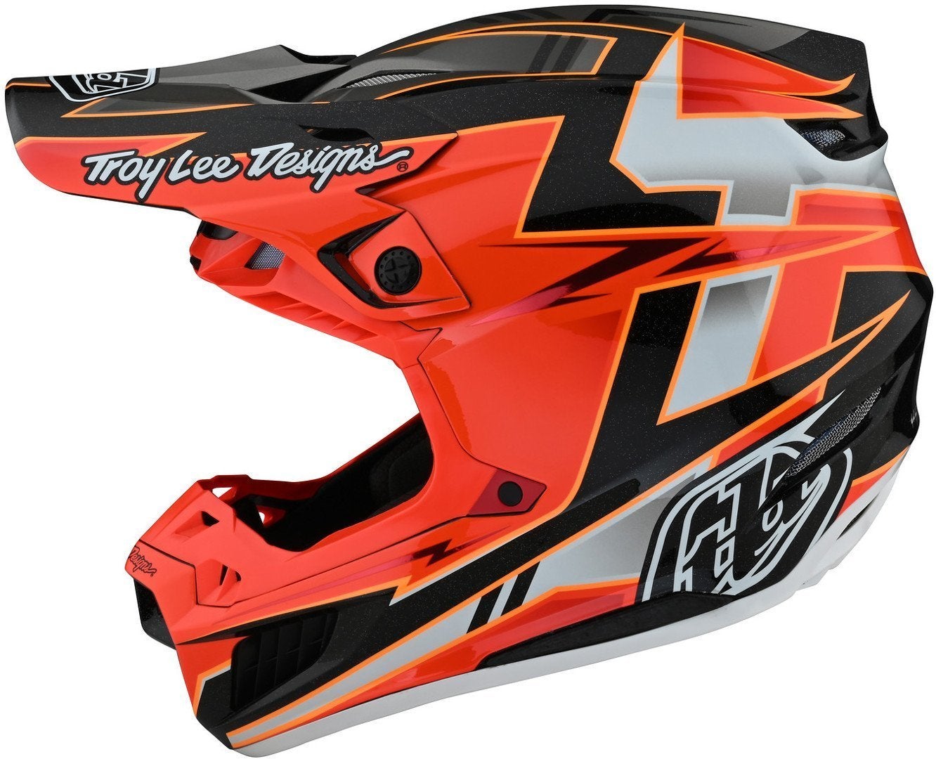 Troy Lee Designs SE5 Graph Motokrosová přilba červená/černá S (55/56) Obrázek 8