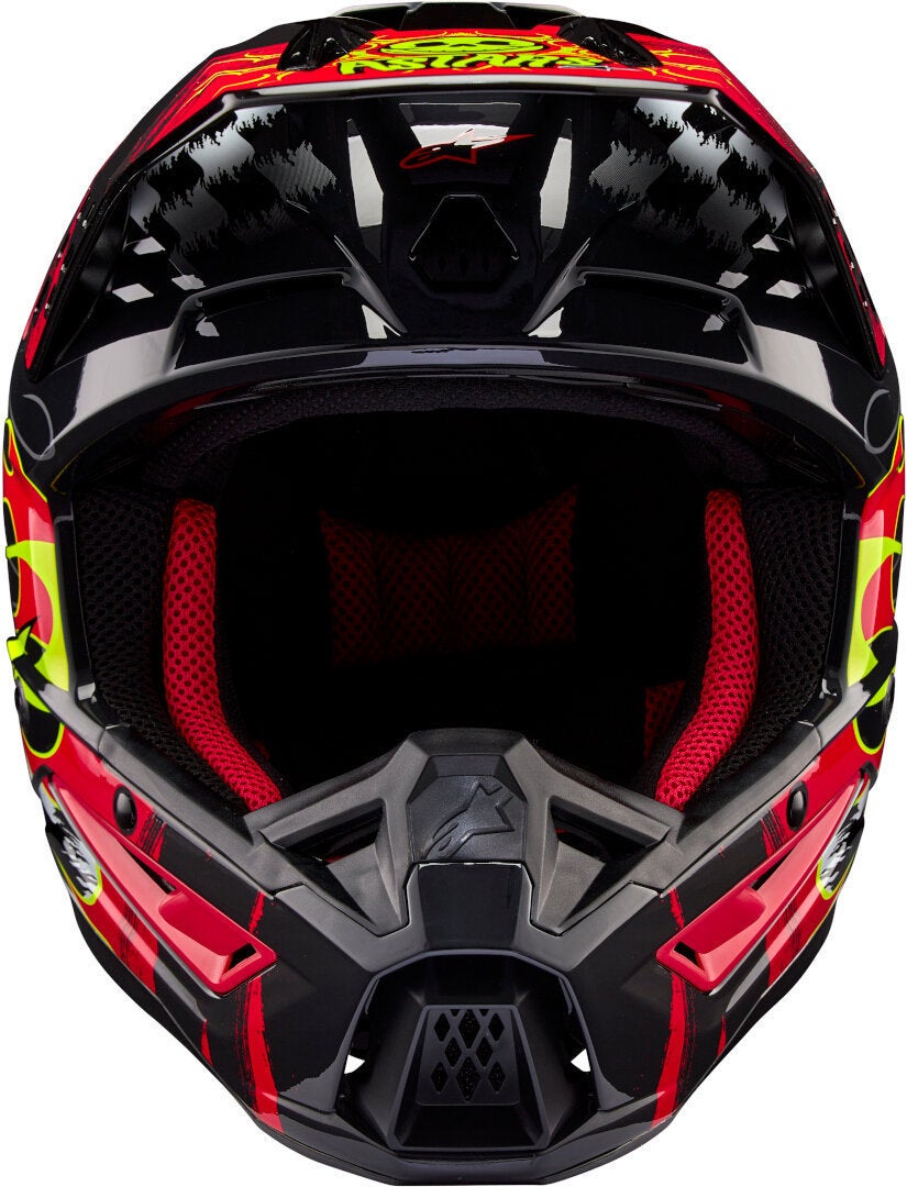Alpinestars S-M5 Rash Motokrosová přilba šedá/červená S (55/56) Obrázek 6