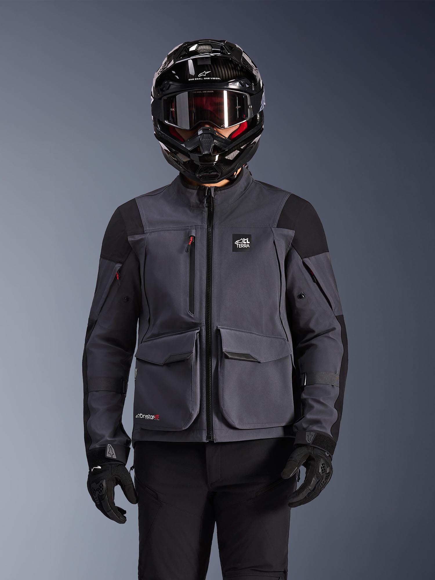 Alpinestars Maxdura Drystar XF waterproof Motorcycle Textile Jacket dark grey/black S Figure 7