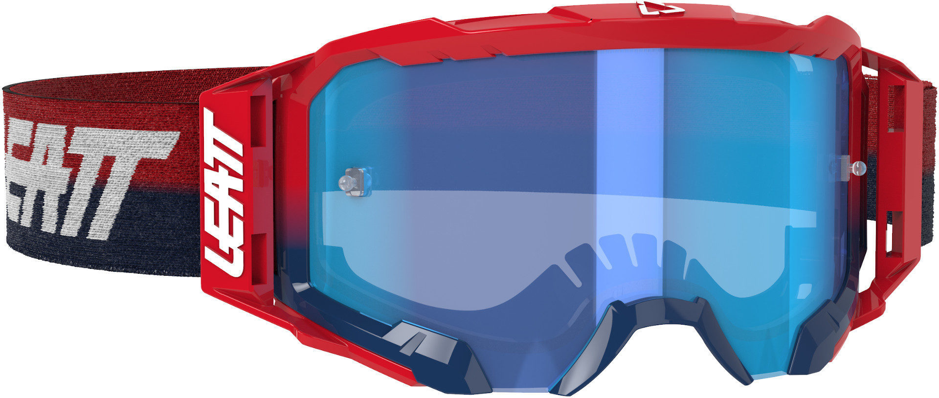 Leatt Velocity 5.5 Ochelari de motocross Roșu/Albastru Figura 1