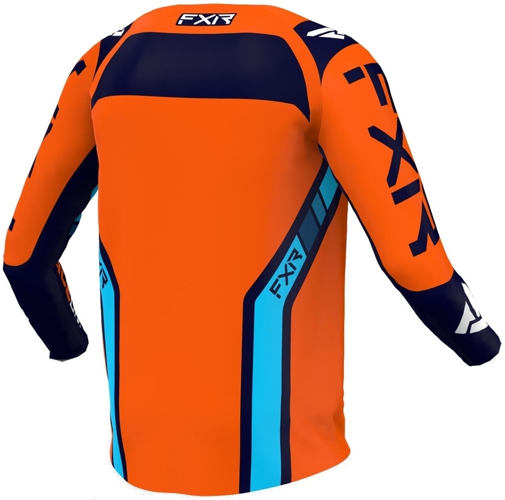 FXR Clutch Pro Motocross Jersey mørkeblå/orange 4XL Figur 2