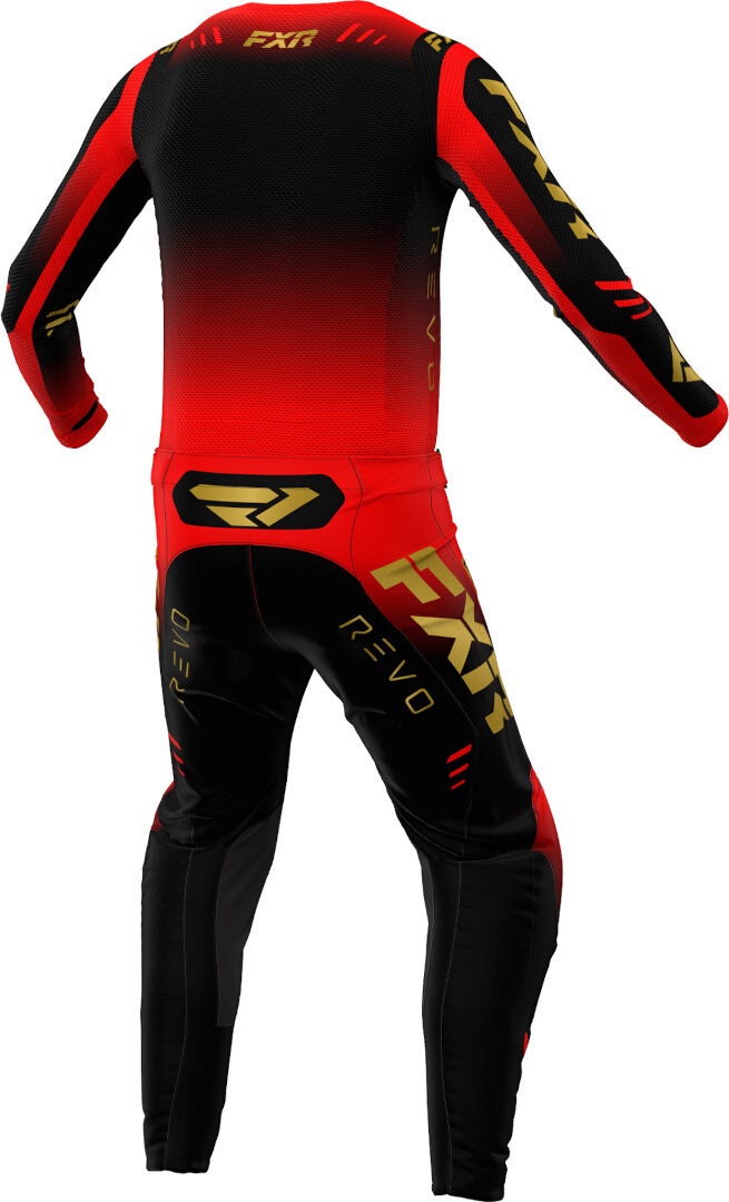 FXR Revo 2024 Motocross bukser sort/rød 30 Figur 2