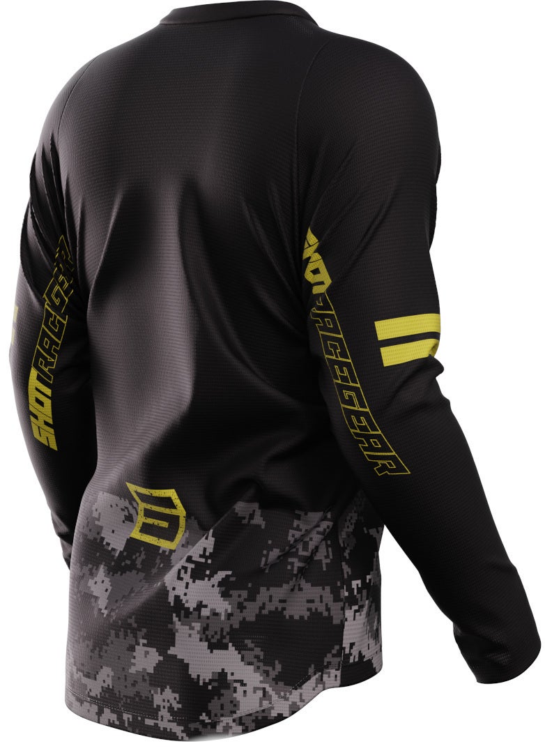 Shot Devo Army Motokrosový dres Černá/zlatá XL Obrázek 2