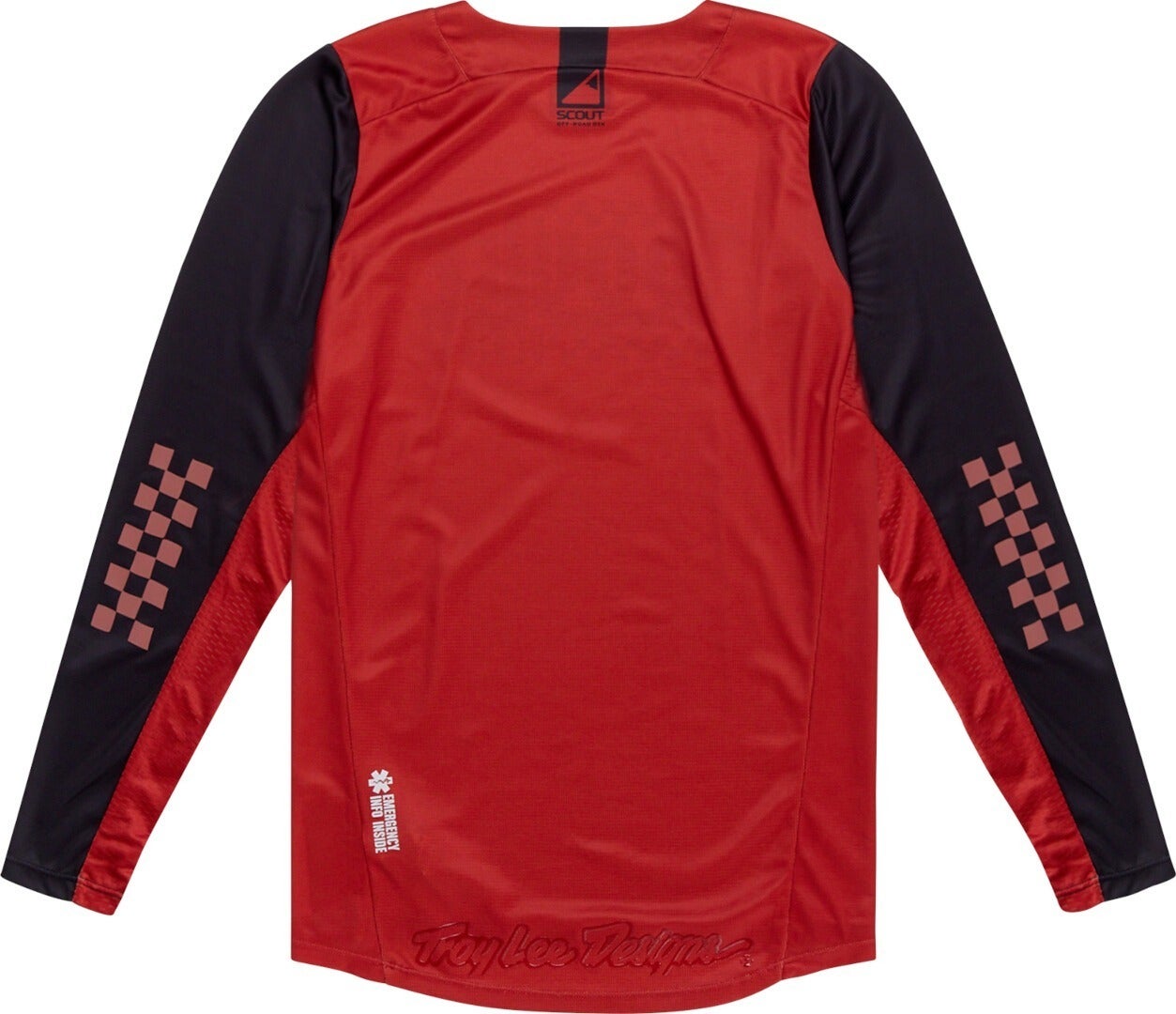 Troy Lee Designs Scout GP Big Lee Motocross trøje sort/orange/rød S Figur 2