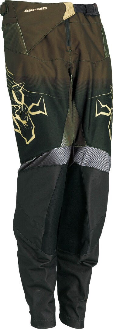 Moose Racing Agroid 2022 Jeugd Motorcross Broek Olive 24 Figuur 1
