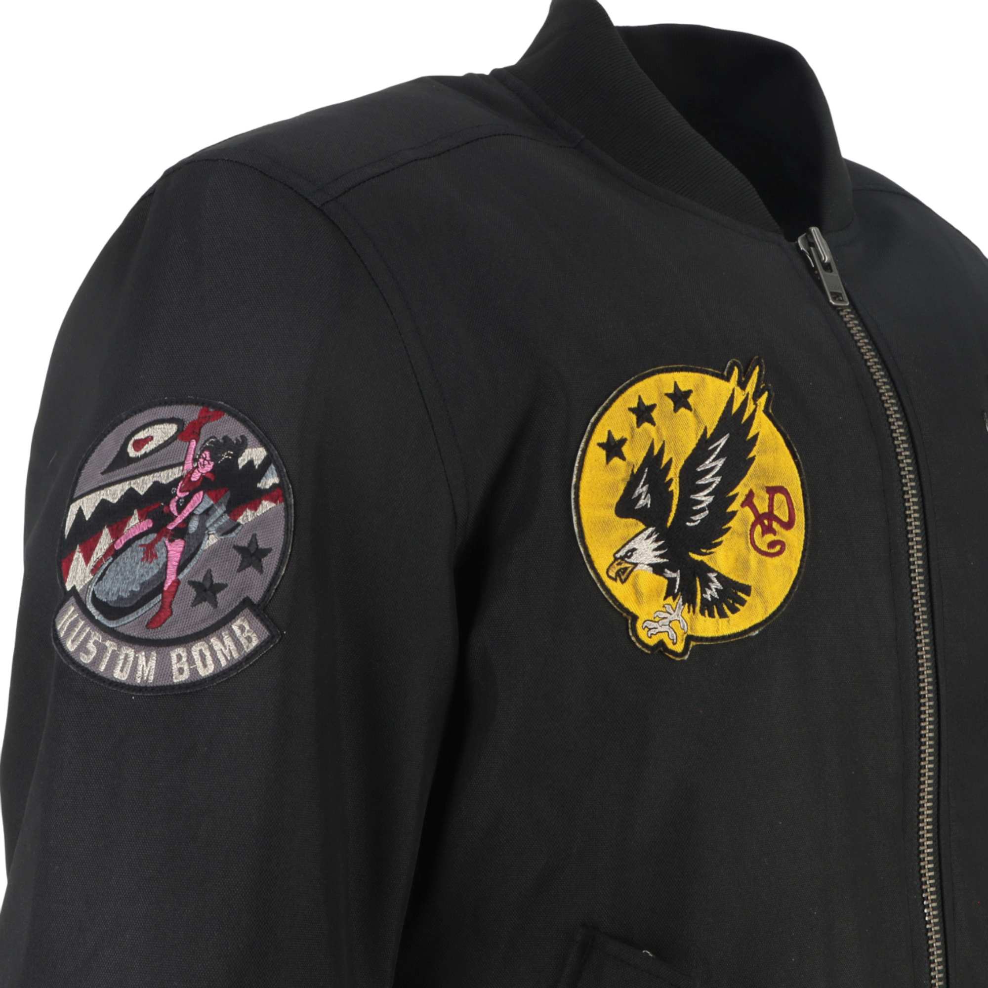 Von Dutch X Helstons Fight Motorrad Textiljacke schwarz 4XL Abbildung 5