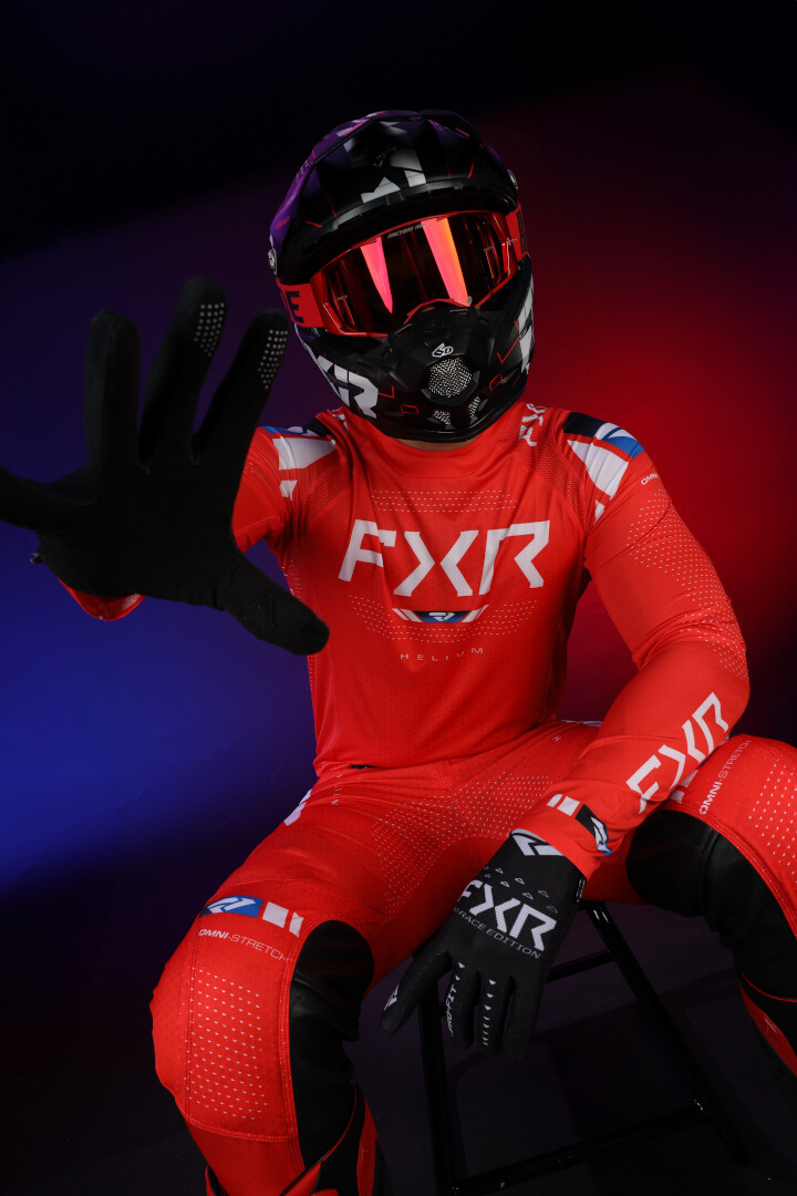 FXR Helium 2025 Motocross Jersey red/blue/white XL Figure 3