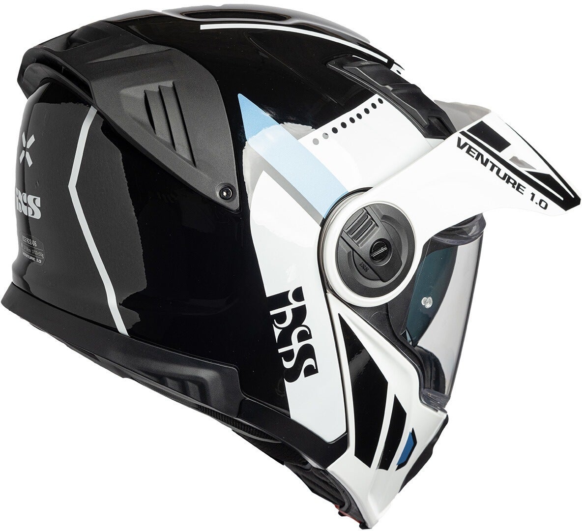 IXS Venture 1.0 Klapphelm weiß/schwarz/blau S (55/56) Abbildung 3