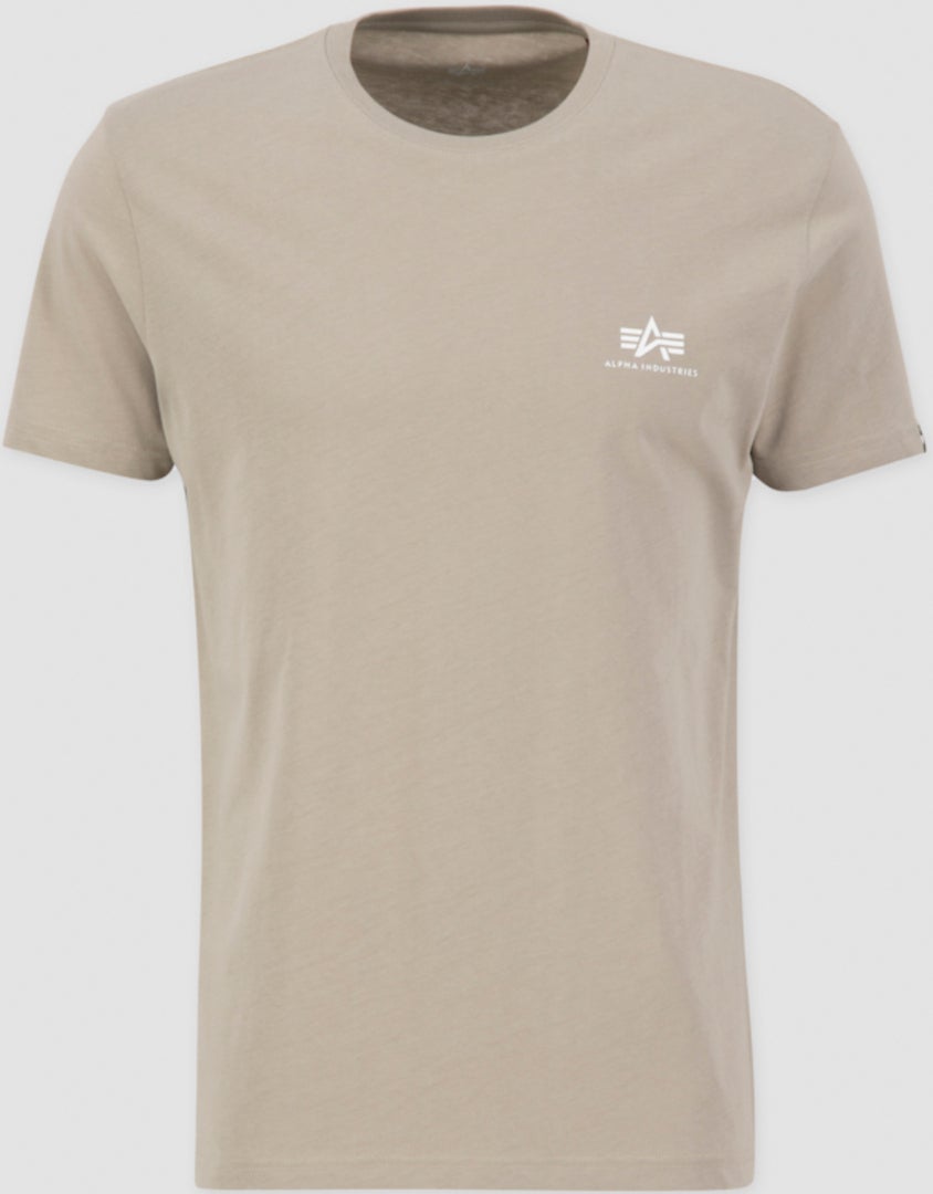 Alpha Industries Basic T Small Logo T-Shirt sand 4XL Abbildung 1
