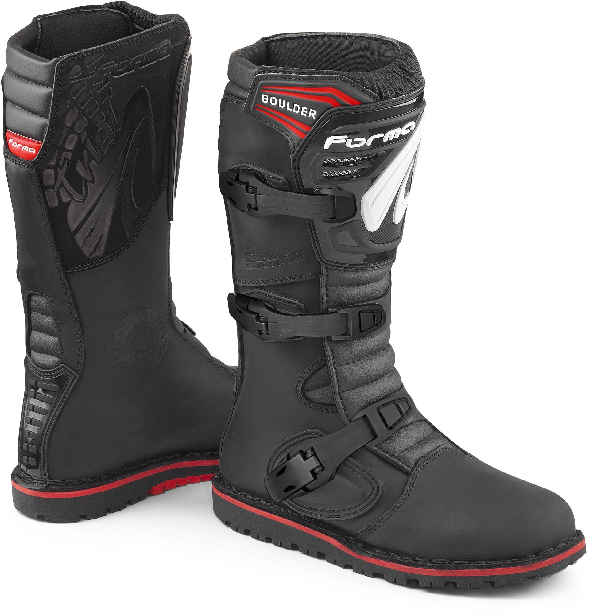 Forma Boulder Motocross Stiefel schwarz 39 Abbildung 1