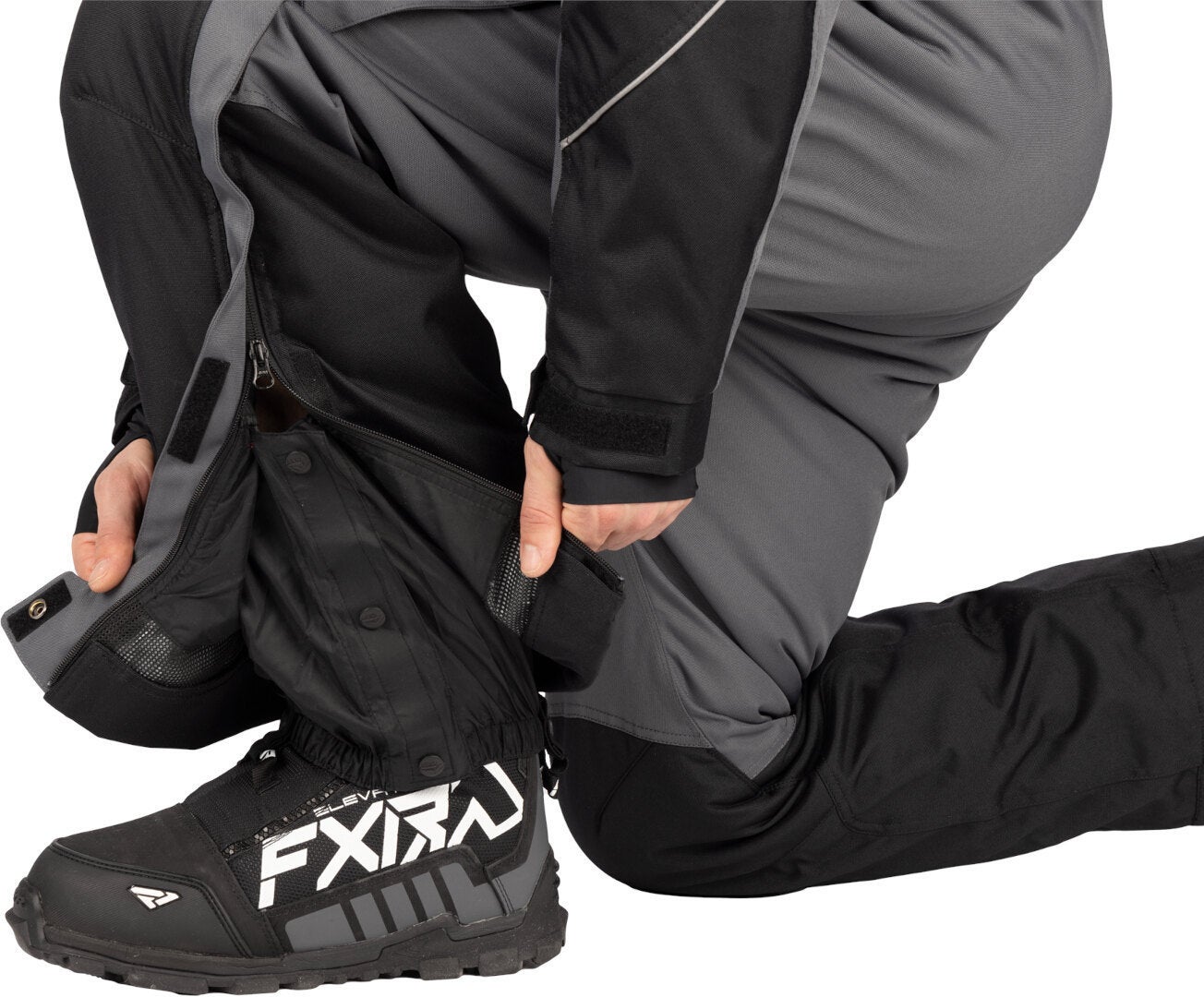 FXR Excursion 2025 Combinaison de motoneige 1 pièce noir/gris L Figure 4