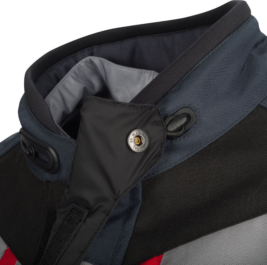 Bering Halifax 17353 wasserdichte Motorrad Textiljacke hellgrau/anthrazit 3XL Abbildung 3
