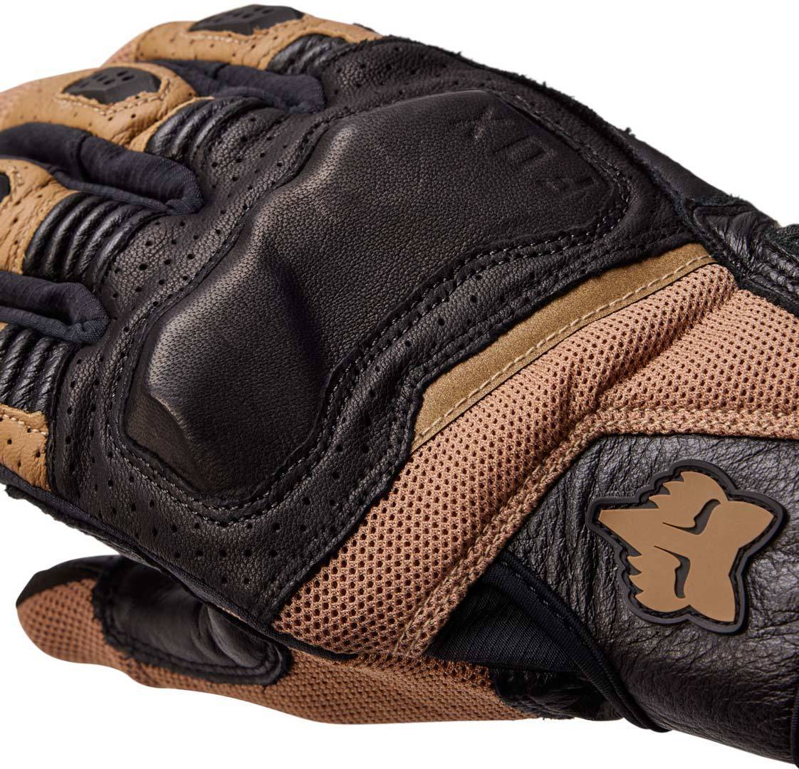 FOX Bomber Pro Air Adv Motocross Gloves black/brown 2XL Figure 2