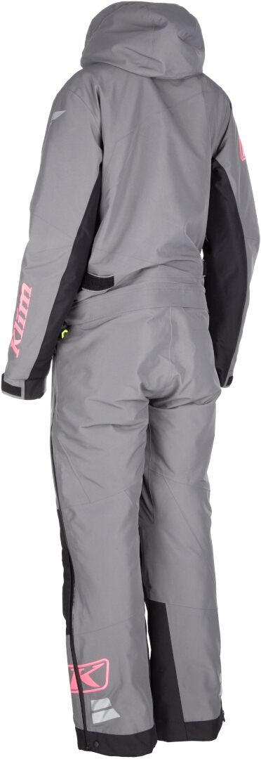 Klim Vailside Costum de snowmobil One Piece pentru doamne Gri/roz L Figura 2
