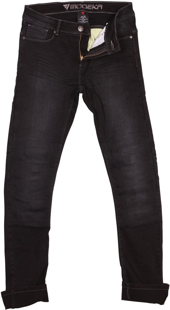 Modeka Abana Dame Jeans Bukser blå Short 21 Figur 3
