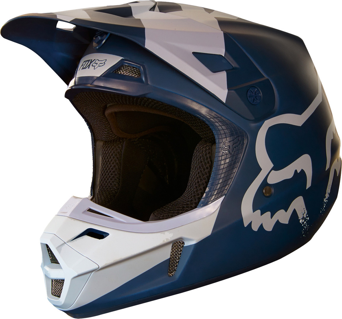 FOX V2 Master MX Helm grau/blau XL (61/62) Abbildung 5