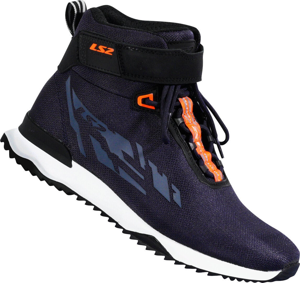LS2 Acrux Motorrad Schuhe blau/orange 42 Abbildung 3