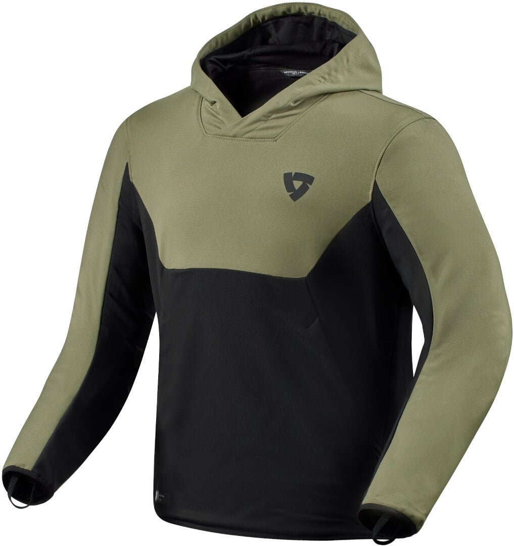 Revit Andon Sweat à capuche moto noir/vert M Figure 1