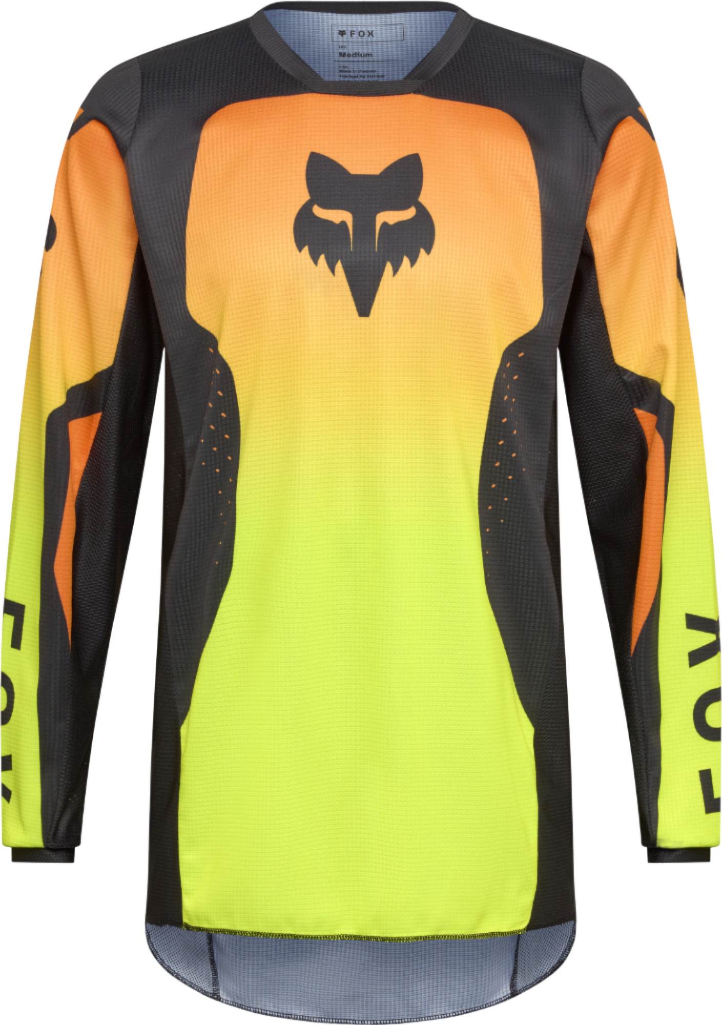 FOX 180 Shield Motocross Jersey black/yellow S Figure 1
