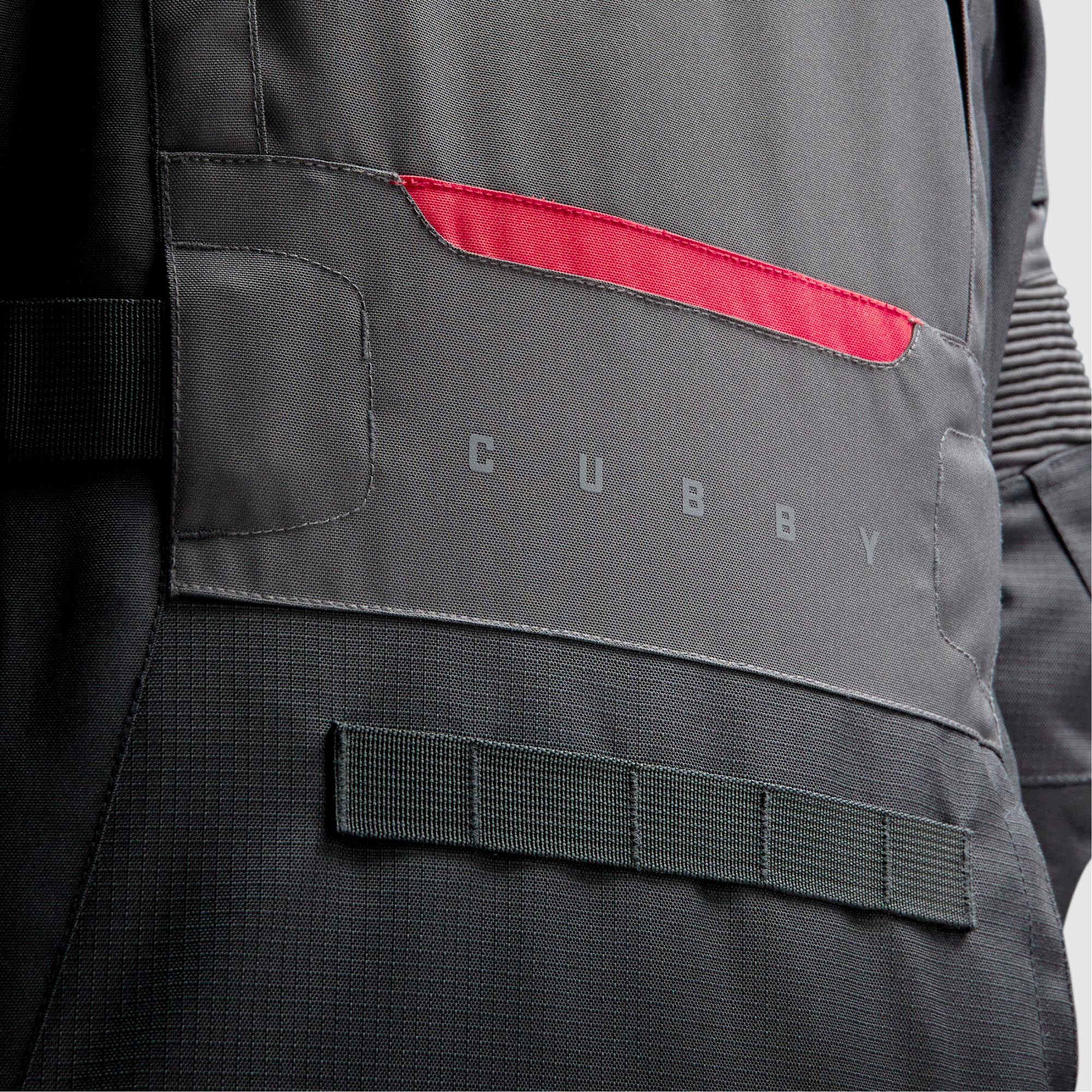 Rebelhorn Cubby 5 waterproof Motorcycle Textile Jacket dark grey/black/red L Figure 14
