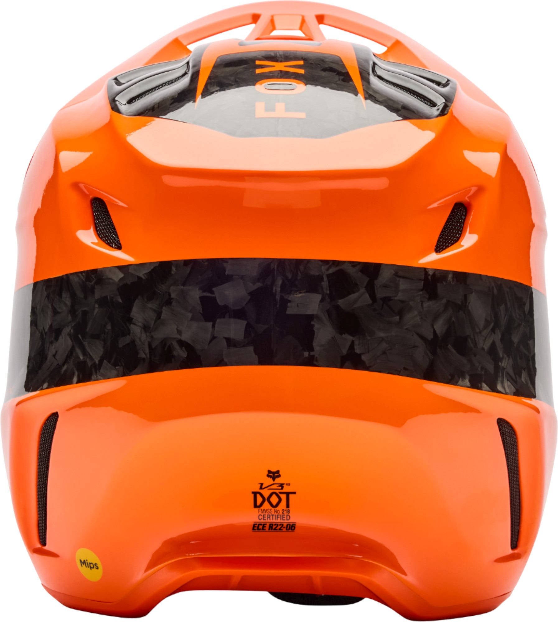 Side view of FOX V3 RS Fracture Carbon Motocross Helmet