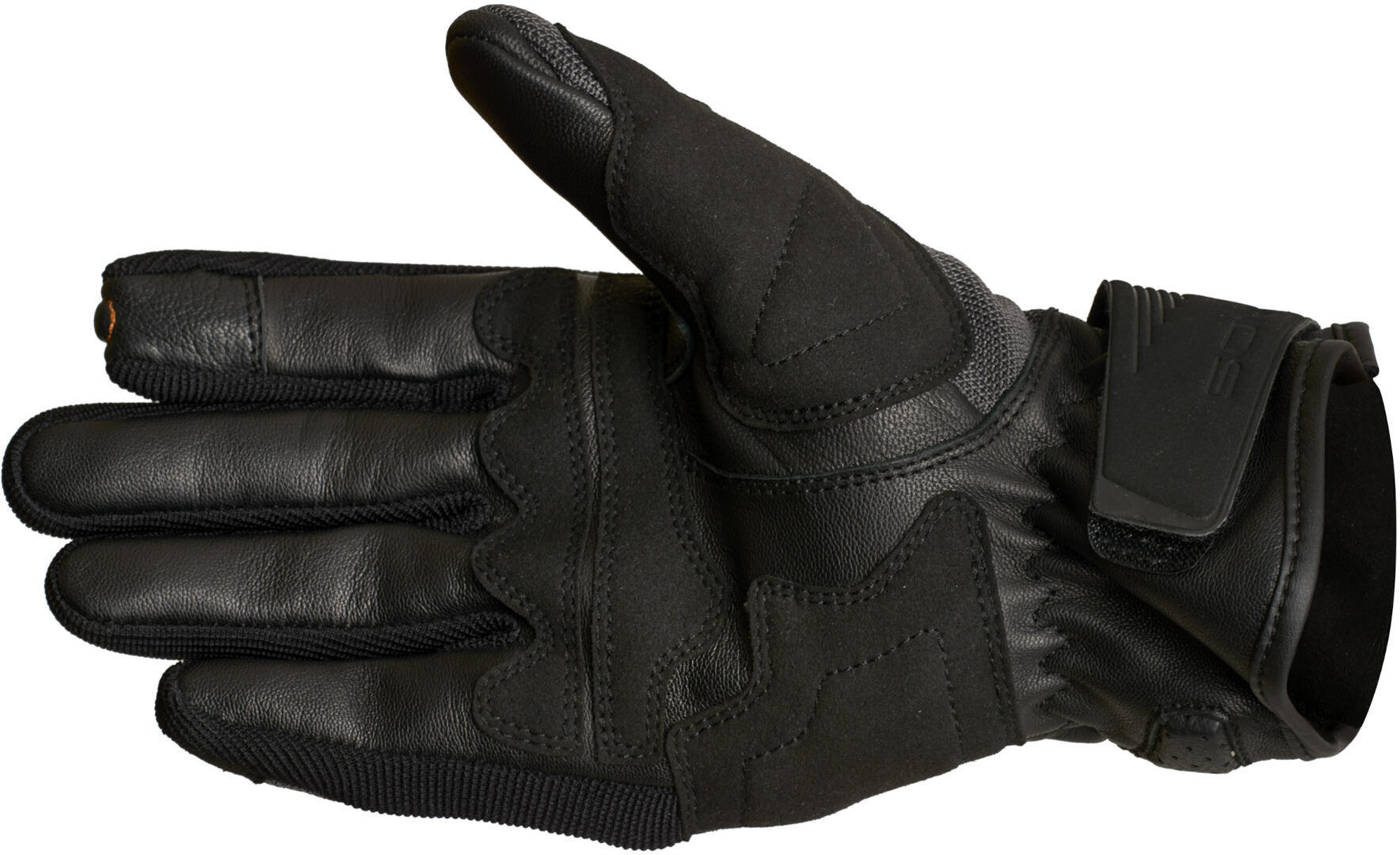Lindstrands Siljan Motorcykelhandsker sort/grå 8 Figur 2