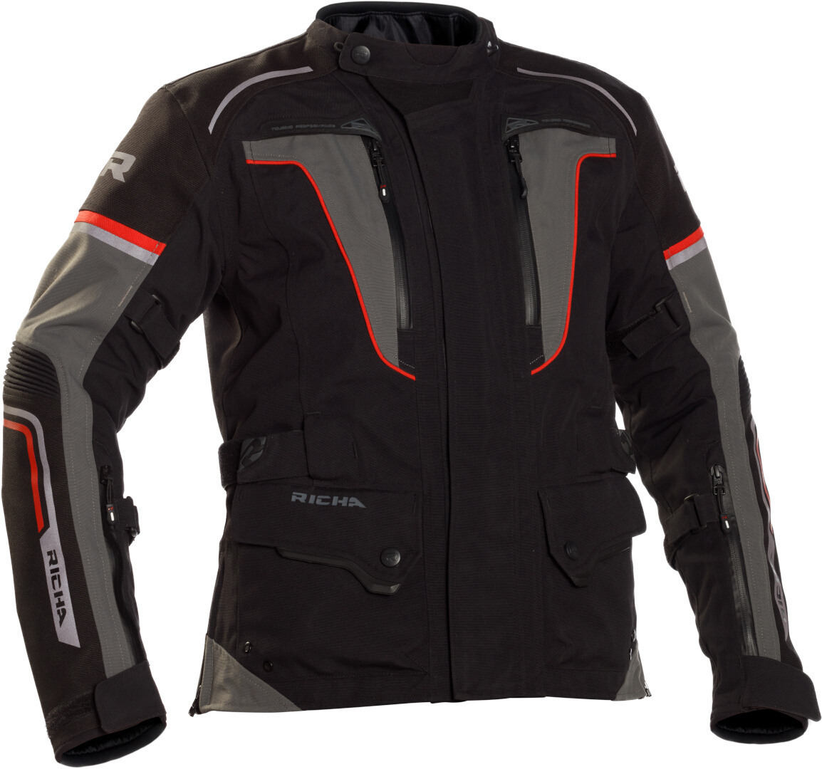 Richa Infinity 2 Pro Ladies Motorcycle Textile Jacket black/red 4XL Figure 1
