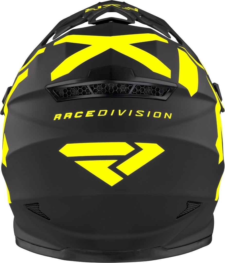 FXR Legion MX Gear Casco Motocross Giovanile nero/giallo Y/M (50/51) Figura 4