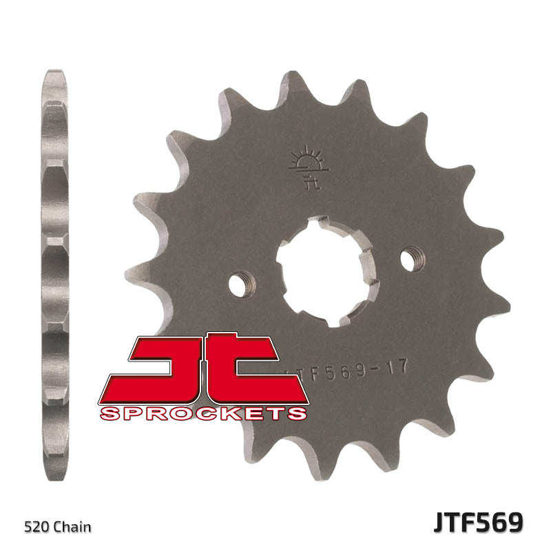 JT-DRIVHJUL Standard stål kedjehjul 569 - 520 Figur 2