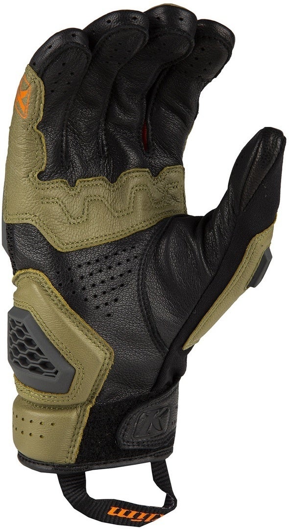Klim Baja S4 perforerede motorcykelhandsker sort/grøn XL Figur 2