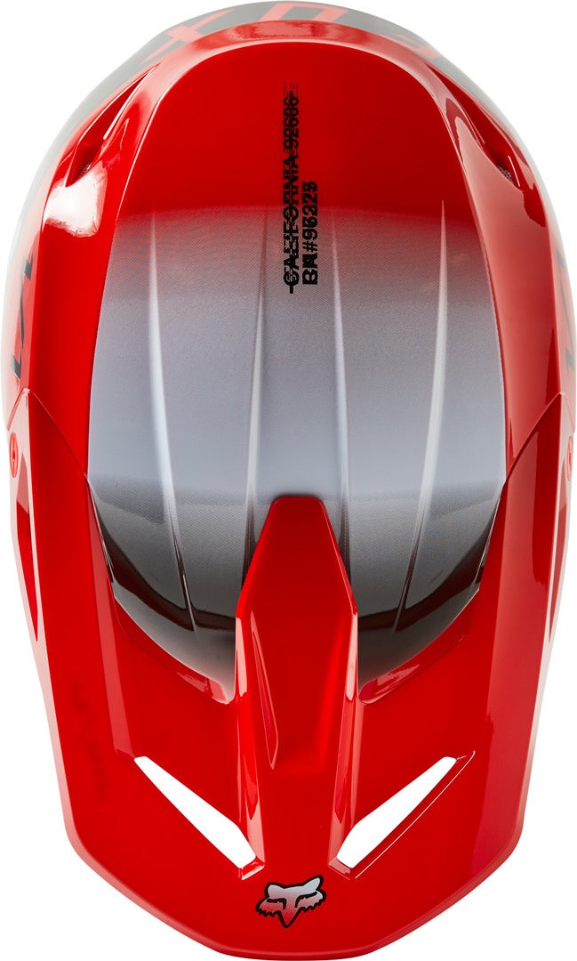 FOX V1 Toxsyk Motocross Helm rot M (57/58) Abbildung 4