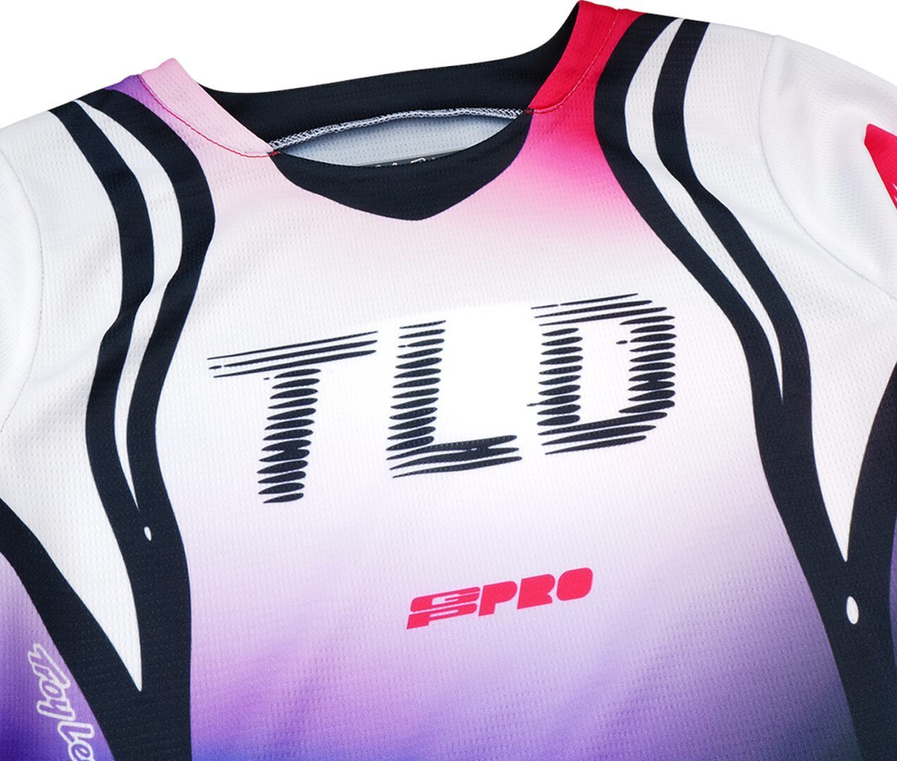 Troy Lee Designs GP Pro Drip Motocross trøje til børn sort/hvid/lilla S Figur 5