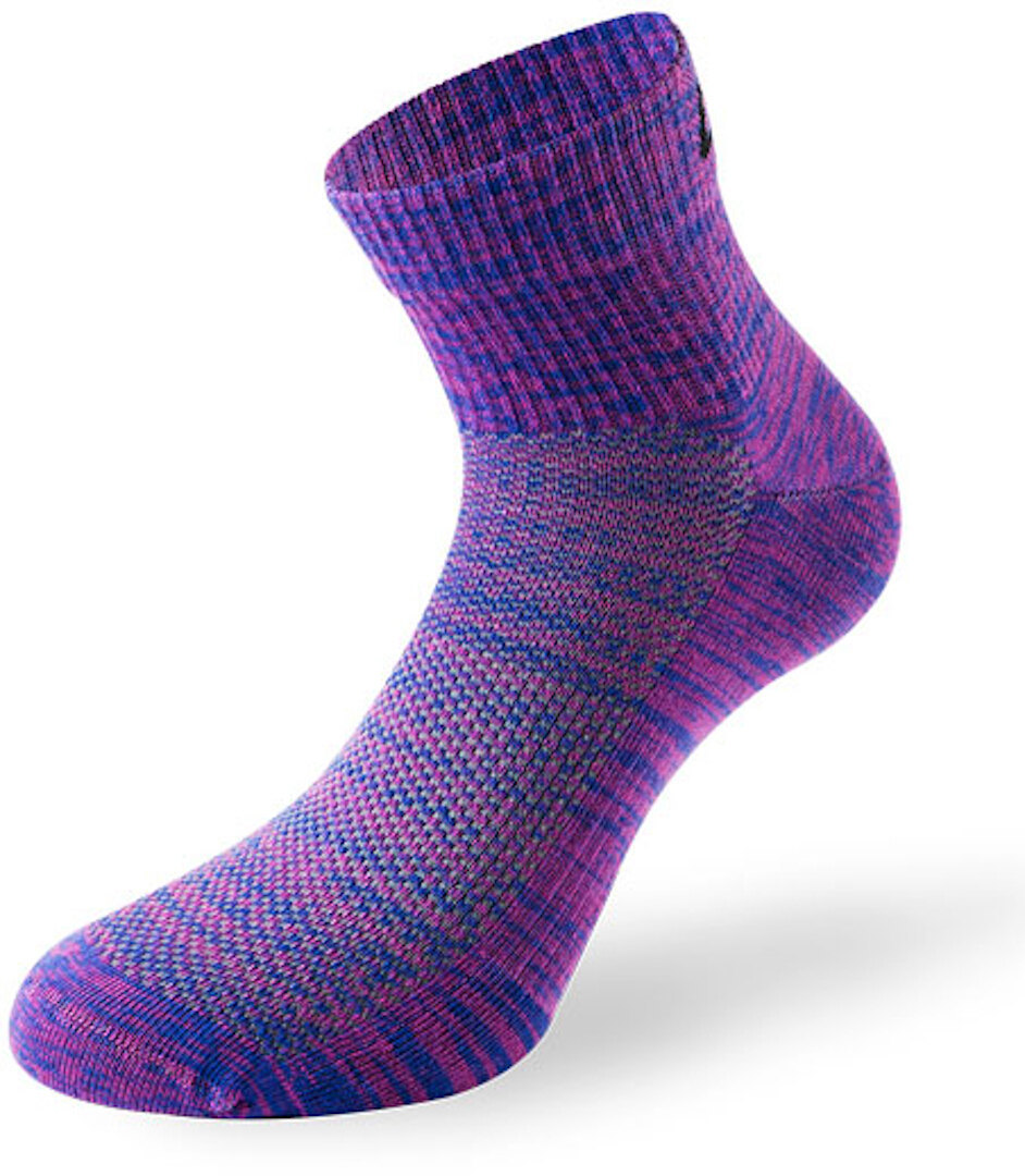 Lenz Performance Quarter Tech Socks violet/pink/black 39-42 Figure 3