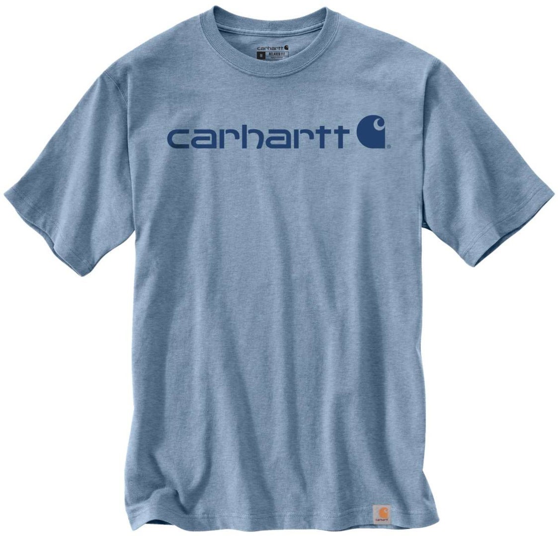Carhartt EMEA Core Logo Workwear Short Sleeve Triko světle modrá S Obrázek 1