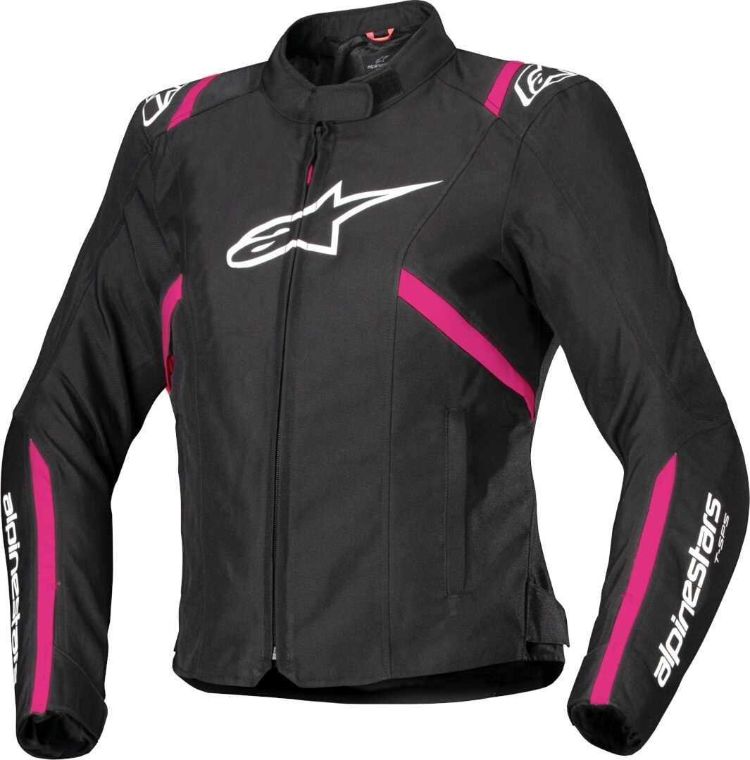 Alpinestars Stella T-SPS V2 Jachetă textilă impermeabilă pentru motociclete Negru/roz XXL Figura 1