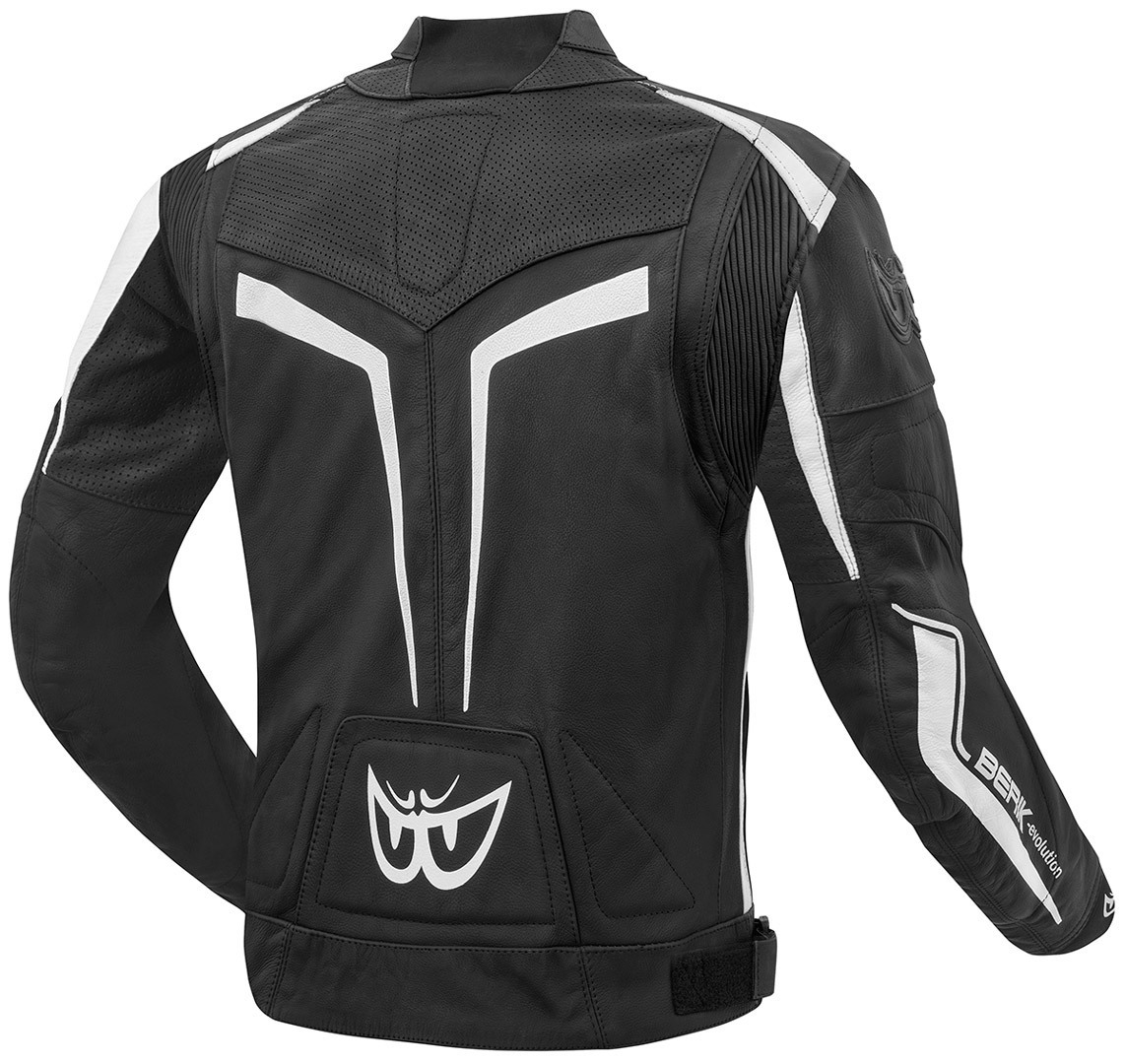 Berik Conquest Motorcycle Leather Jacket black/white 60 Figure 2