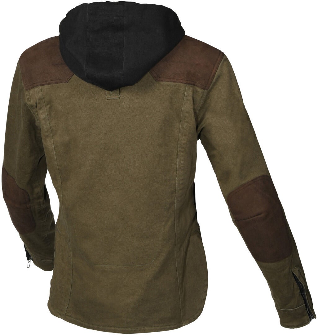 Macna Inland Dames Motorfiets Textiel Jas groen XXL Figuur 2